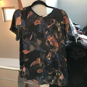 Aritizia Silk Patterned Top